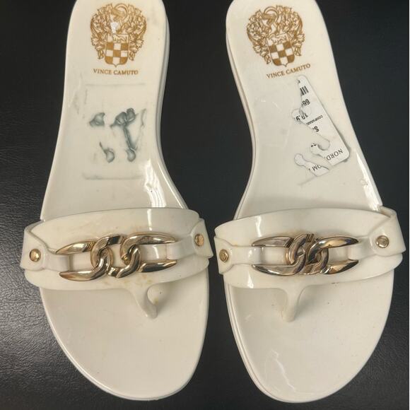 Vince Camuto Women's White Sandals Size‎ 7 - Picture 1 of 3